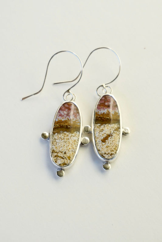 Lace Agate Earrings