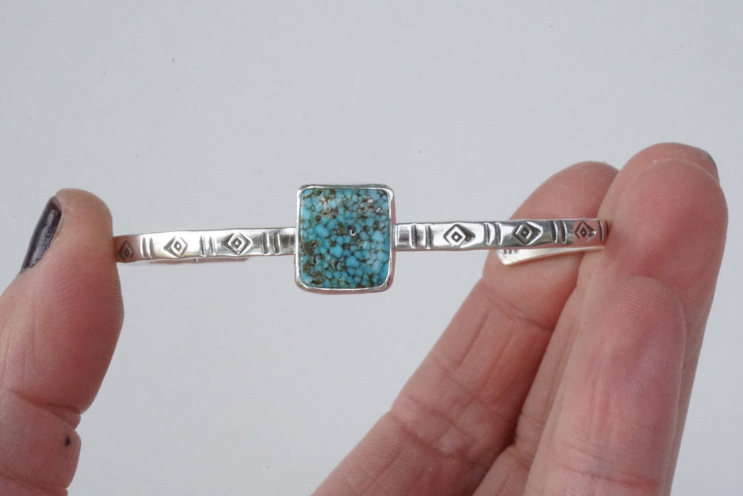 Stamped Cuff Bracelet (Kingman)