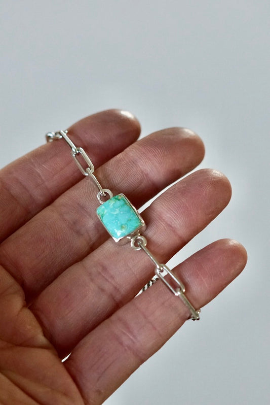 Cable Chain Adjustable Bracelet (Kingman)