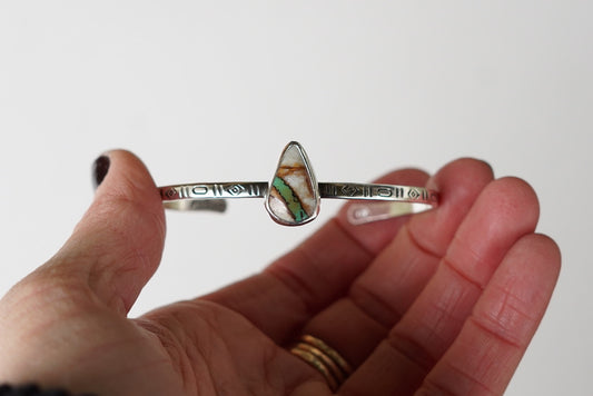 Stamped Cuff Bracelet (Royston Ribbon)