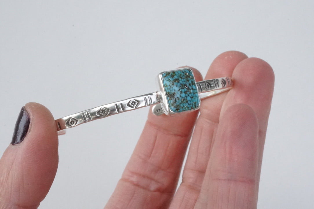 Stamped Cuff Bracelet (Kingman)