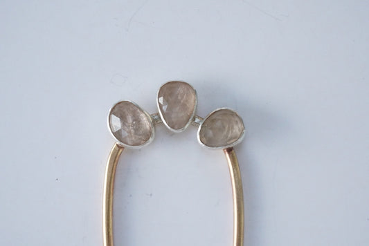 Hair Fork (Rose Quartz)