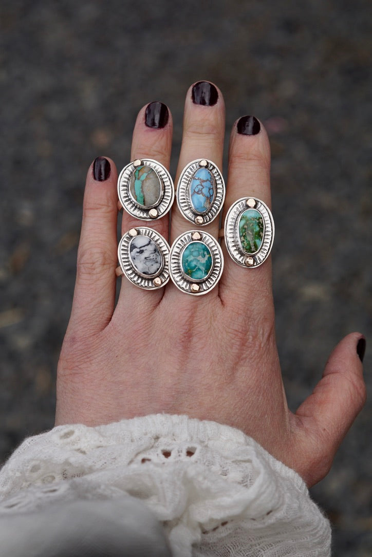 Small Sundial Ring (size 7.75)