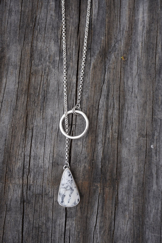 Lariat Necklace (White Buffalo)