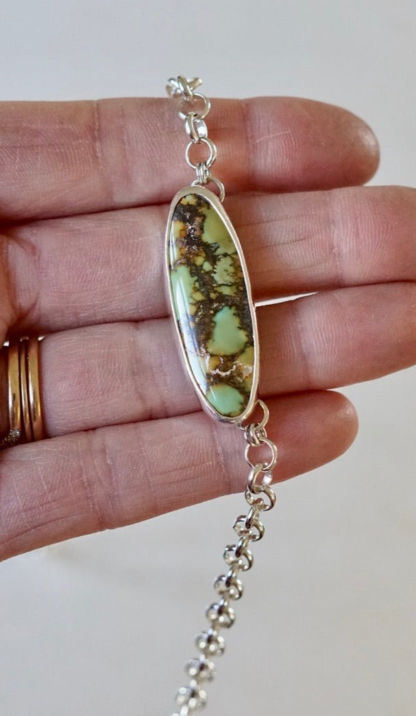 Turquoise Choker Necklace (Yungai)