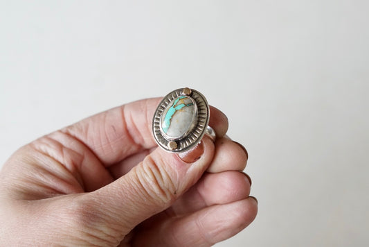 Small Sundial Ring (size 7.75)