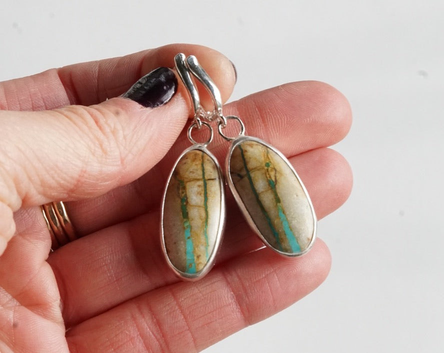 Royston Ribbon Lever-Back Earrings