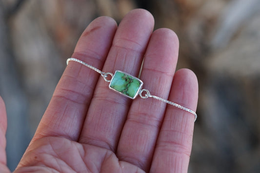 Box Chain Adjustable Bracelet (Sonoran Gold)