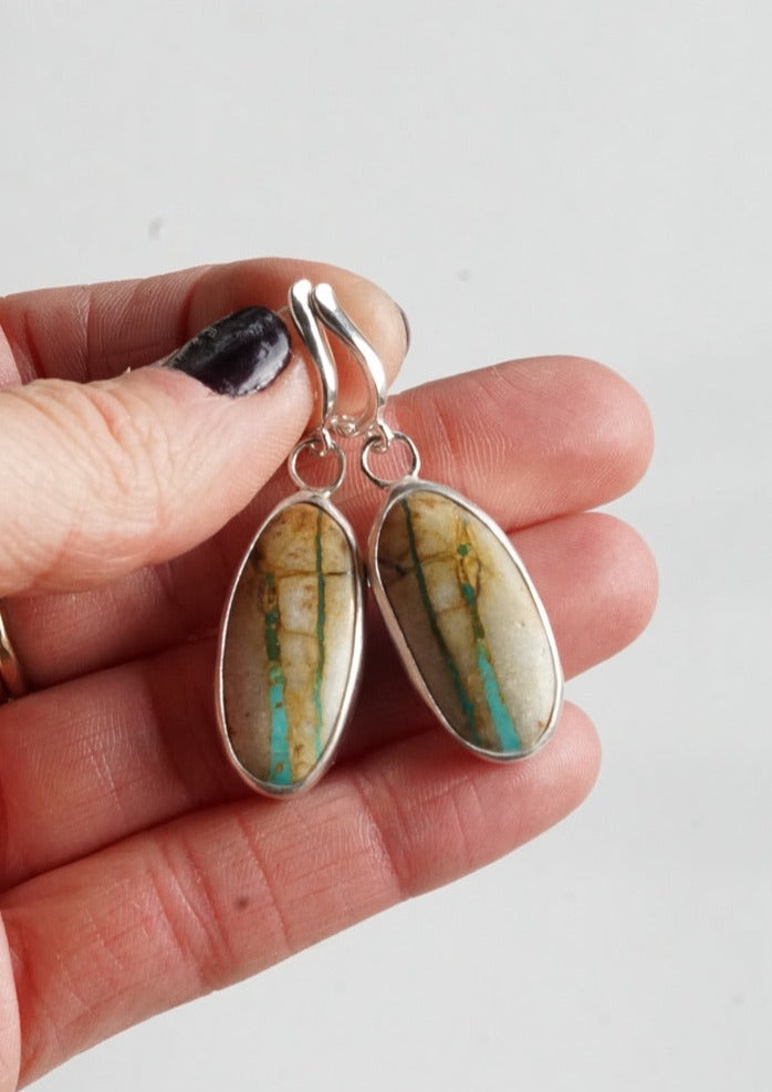 Royston Ribbon Lever-Back Earrings