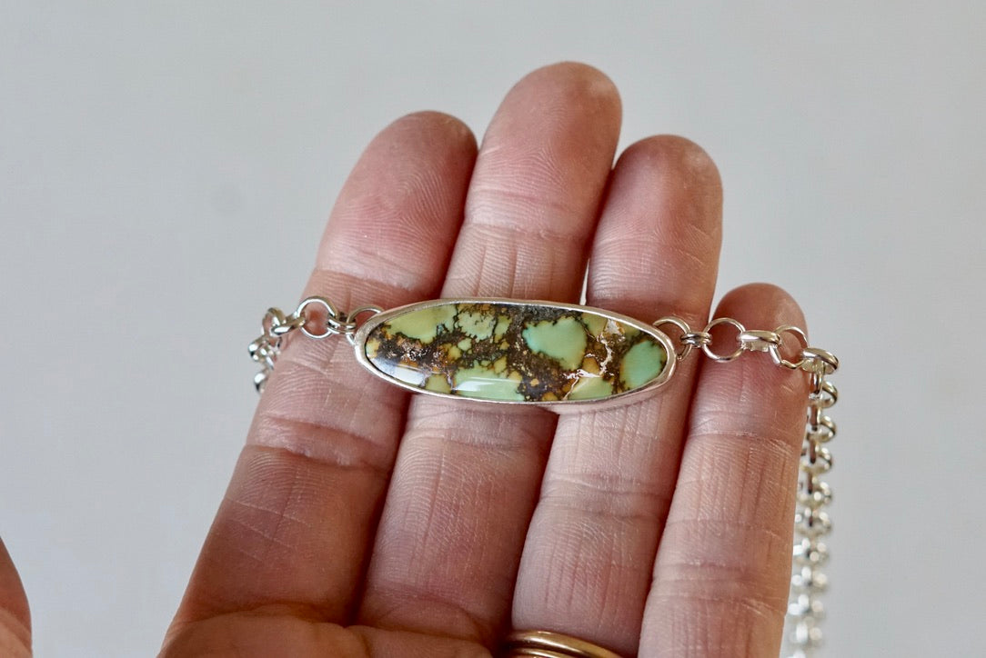 Turquoise Choker Necklace (Yungai)
