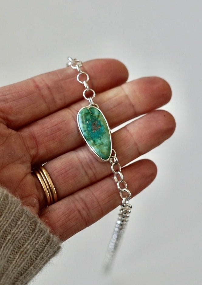Turquoise Choker Necklace (Sonoran Gold)
