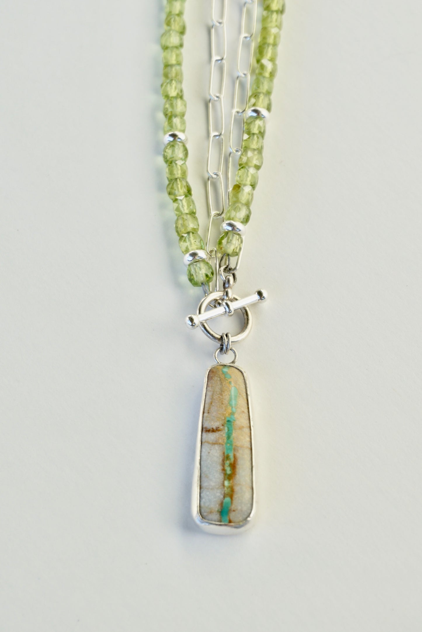 Metolius Necklace (Lime Quartz)