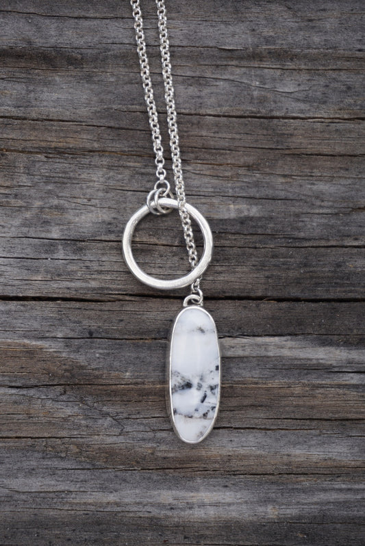 Lariat Necklace (White Buffalo)