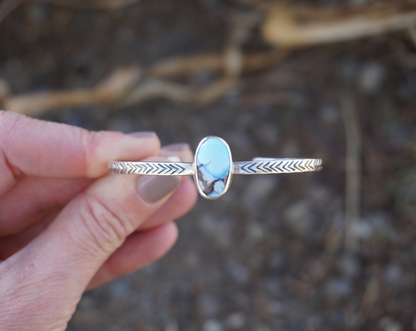Stamped Cuff (Golden Hill)