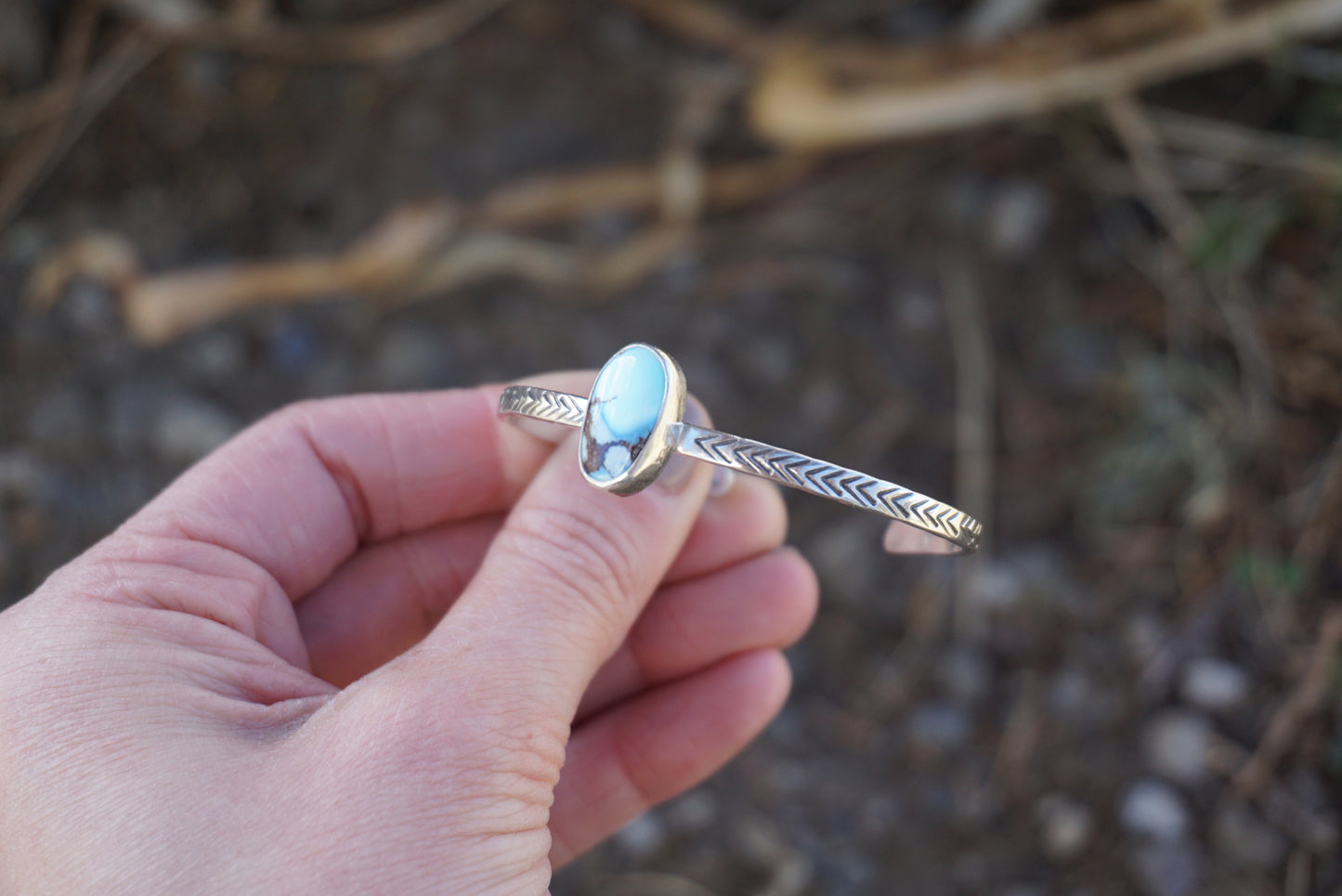 Stamped Cuff (Golden Hill)