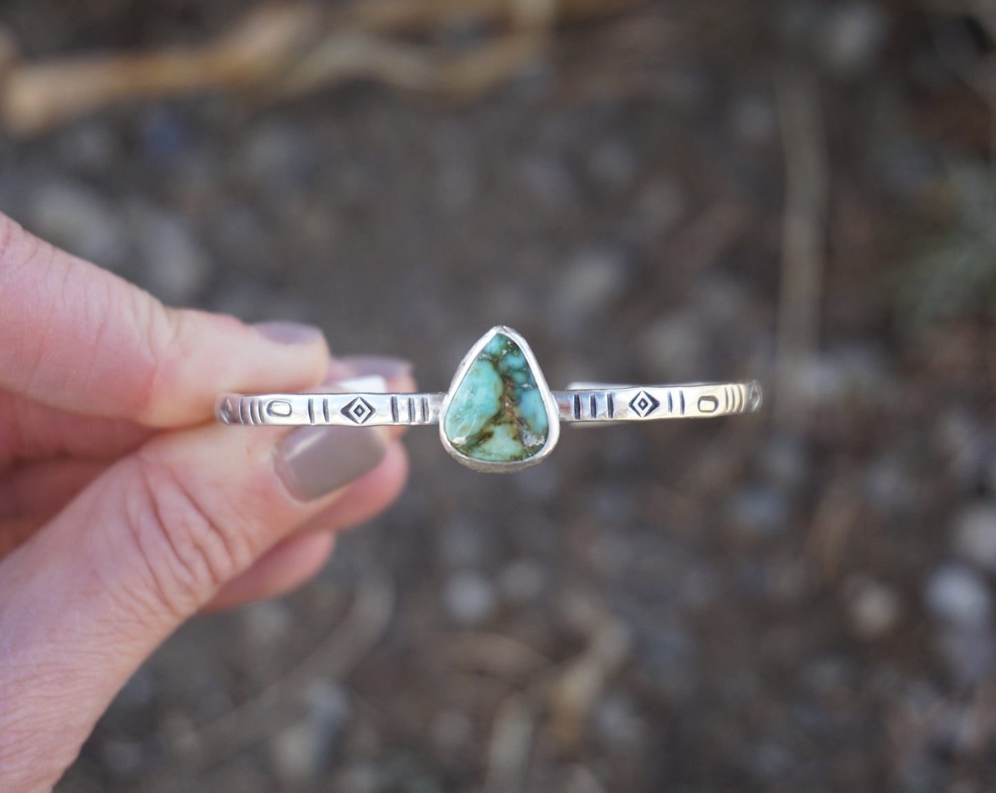 Stamped Cuff (Sonoran Gold)