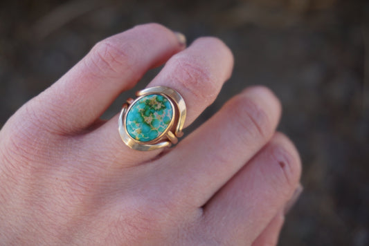 14 Gold Fill Stacker Ring (Sonoran Gold)