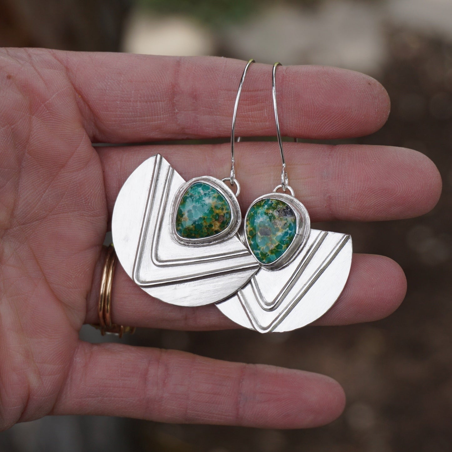 Chevron Danglers (Sonoran Gold)