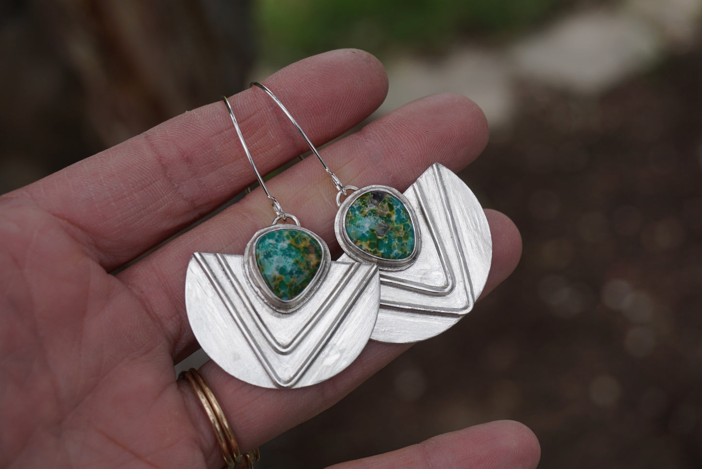 Chevron Danglers (Sonoran Gold)