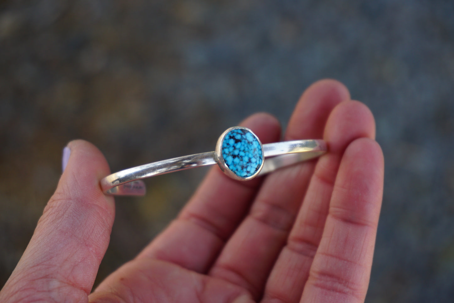 Stamped Cuff Bracelet (Kingman)