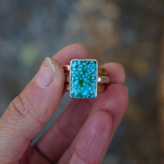 Gold & Silver Stacker Ring (Size 7)