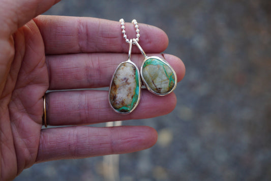 Turquoise Wrap Necklace (Royston Ribbon)