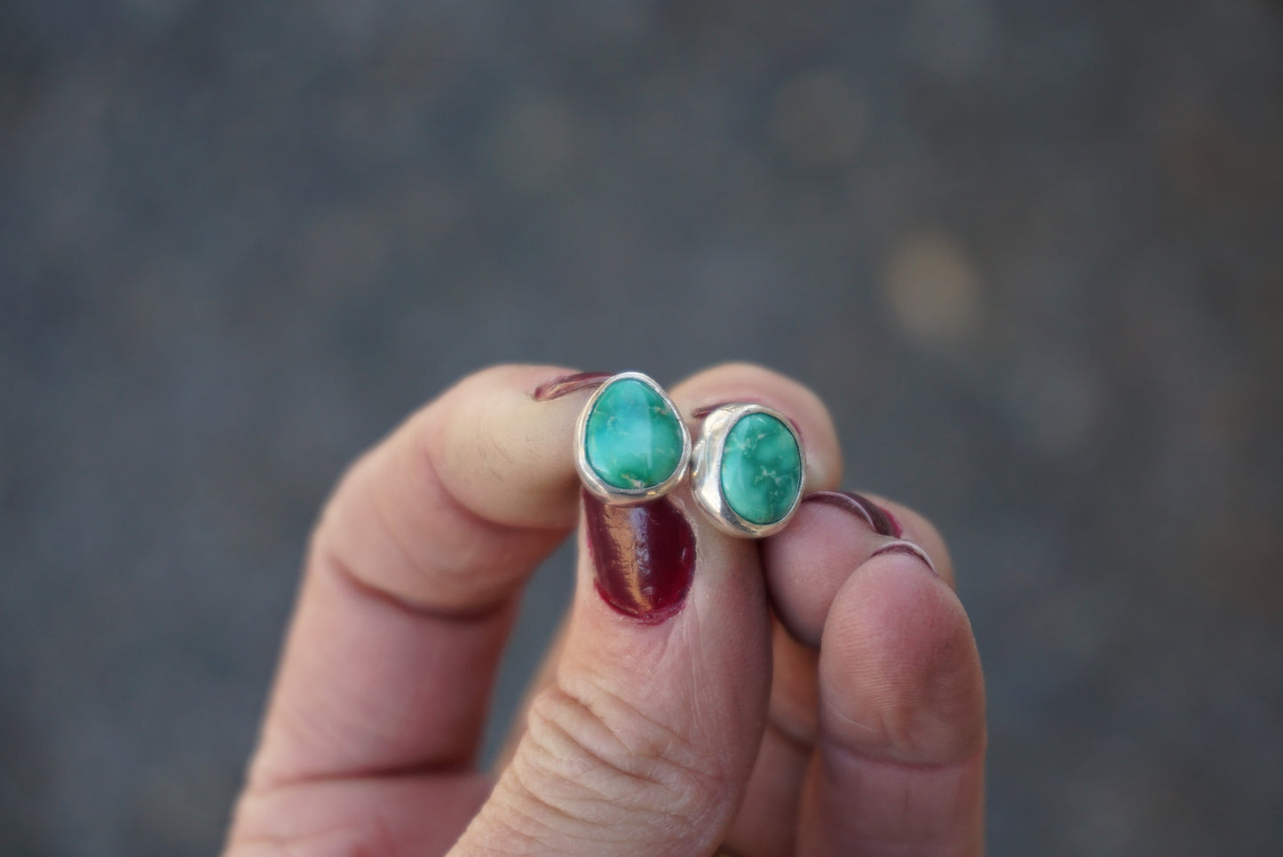 Stud Earrings (Emerald Valley)