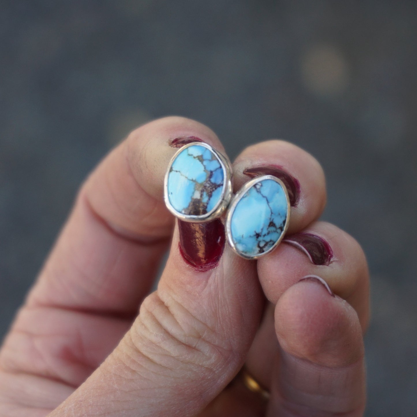 Stud Earrings (Golden Hill)