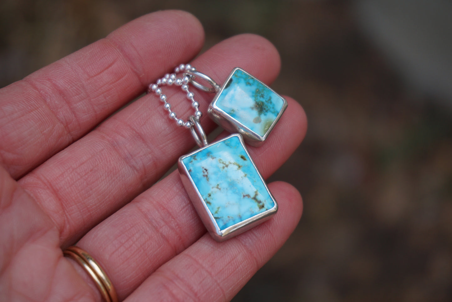 Turquoise Wrap Necklace (Kingman)