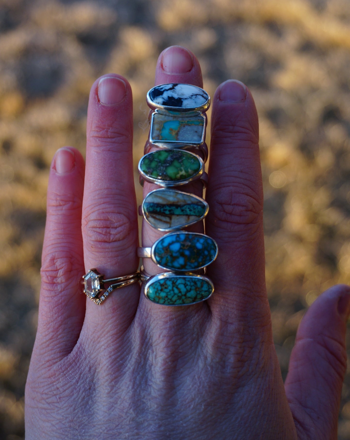 Turquoise Ring (Sonoran Gold - 7.5)