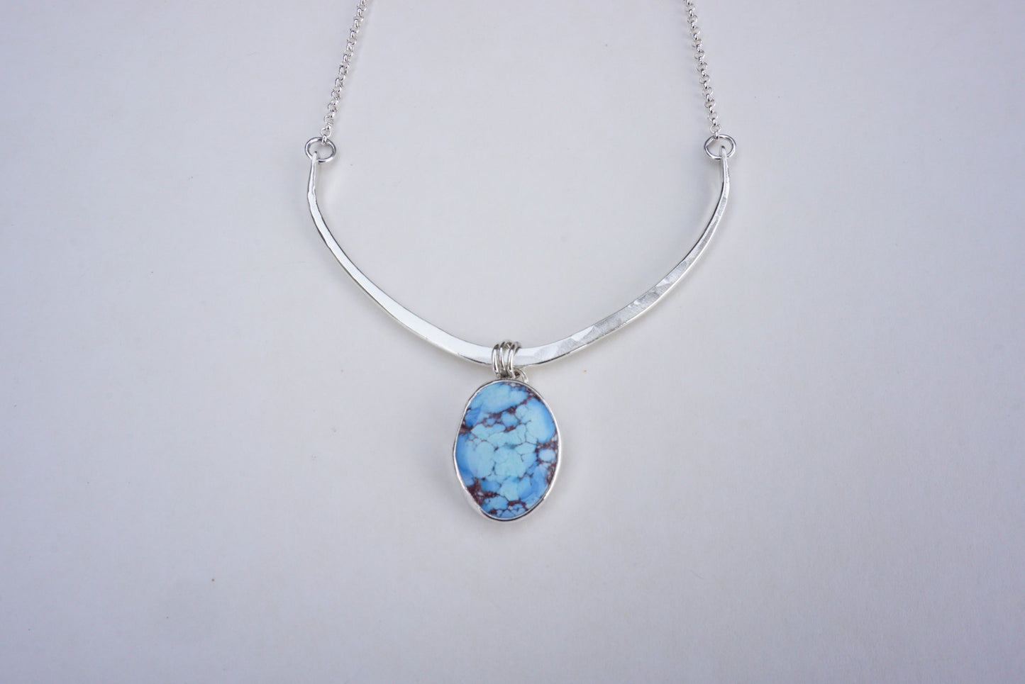 Turquoise Bar Necklace (Golden Hill)