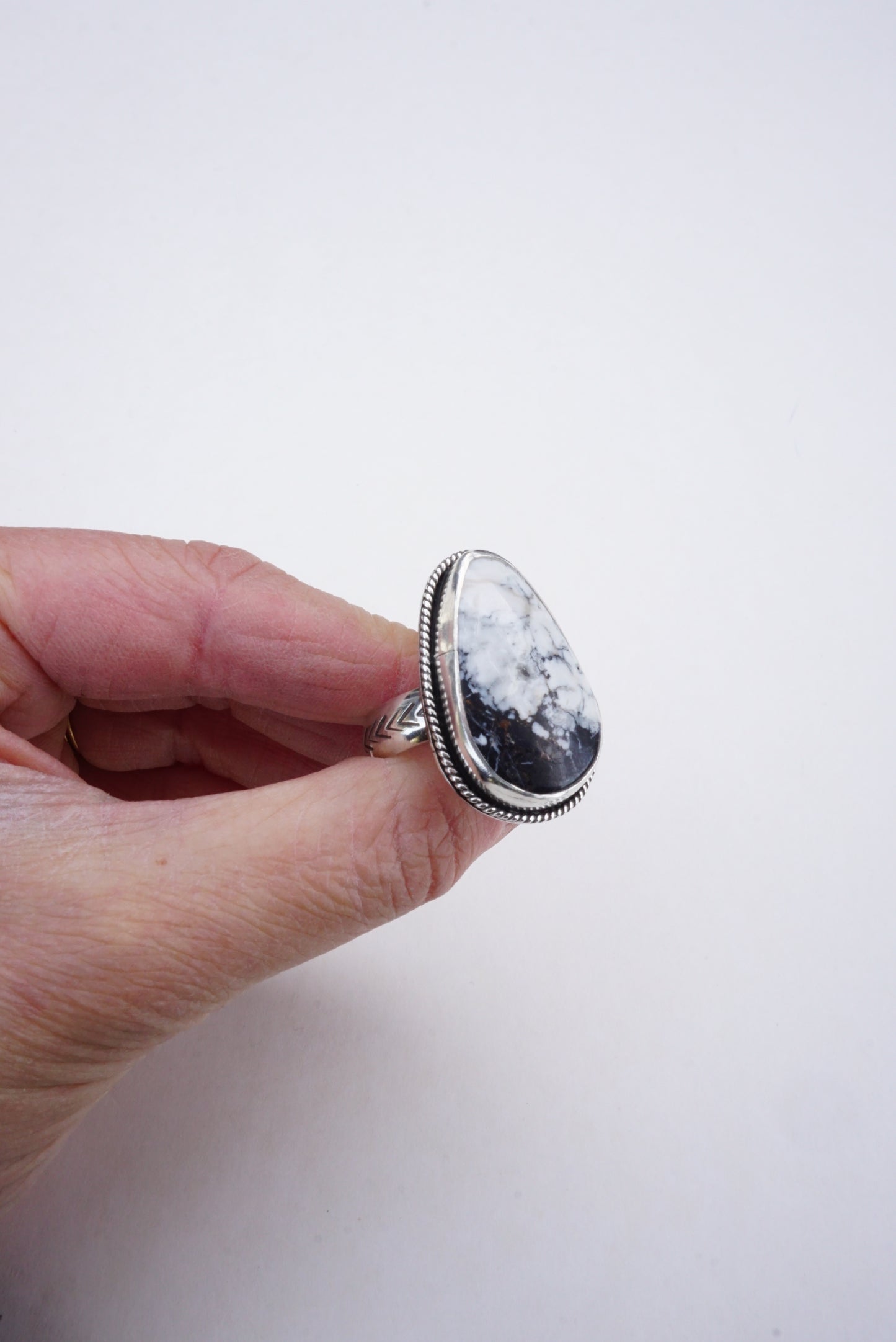 White Buffalo Ring (8.75)