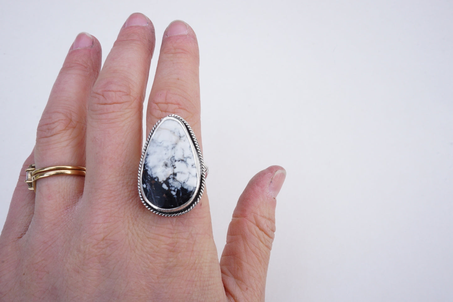 White Buffalo Ring (8.75)