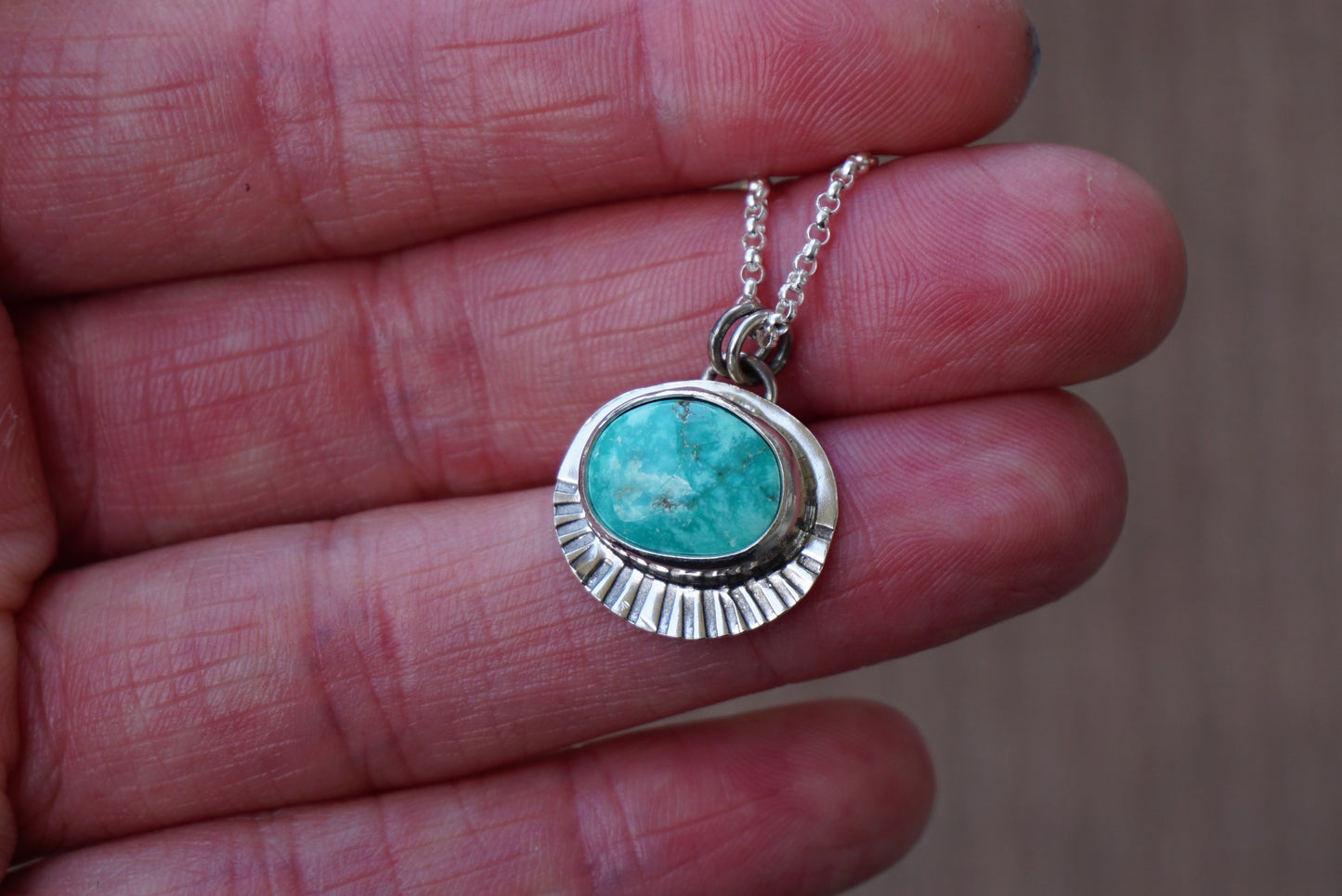 Turquoise Pendant - Morning Star