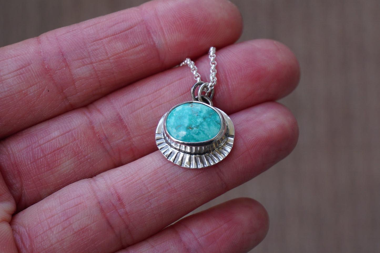 Turquoise Pendant - Morning Star