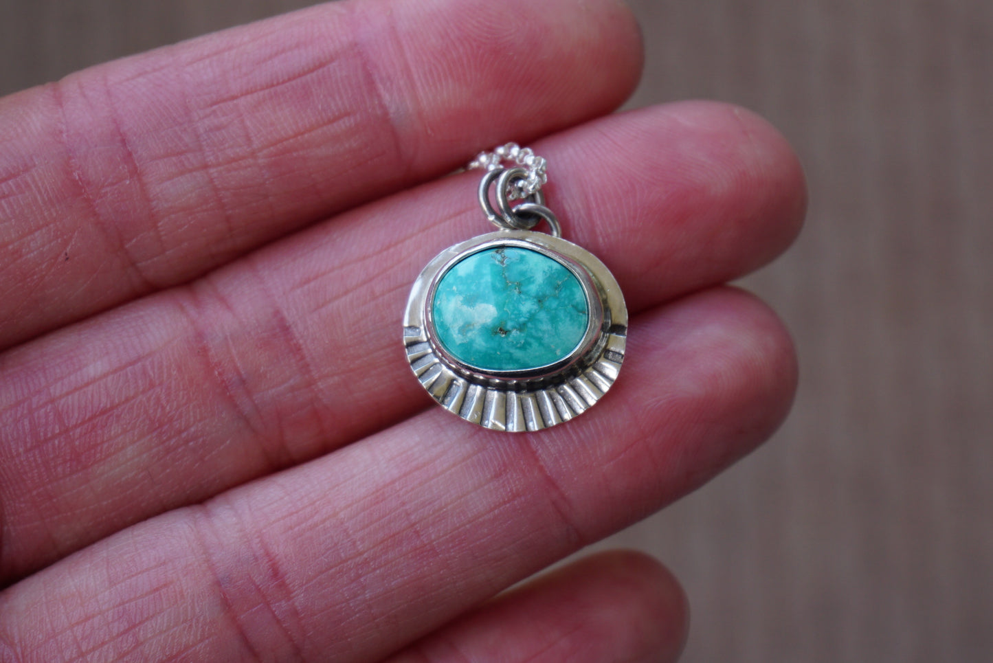 Turquoise Pendant - Morning Star