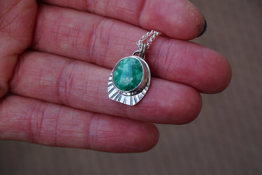 Turquoise Pendant - Emerald Valley