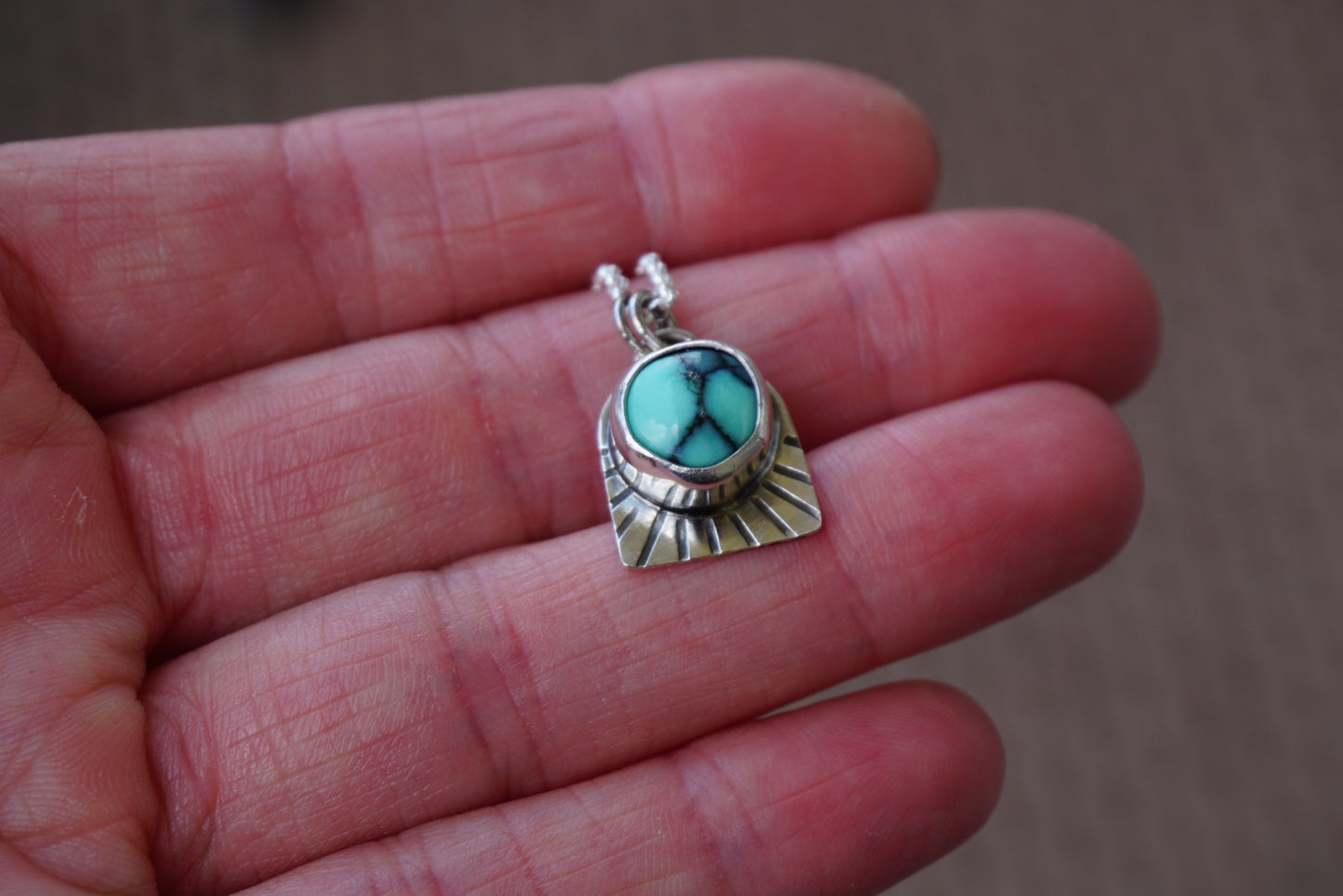 Turquoise Pendant - Dry Creek