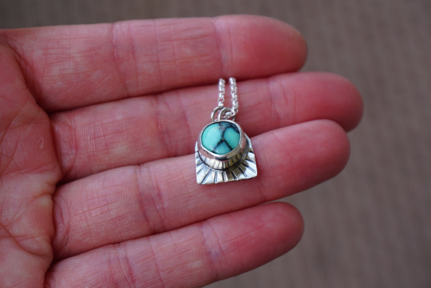 Turquoise Pendant - Dry Creek