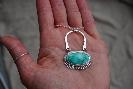 Riverbend Necklace #4 (Emerald Valley)