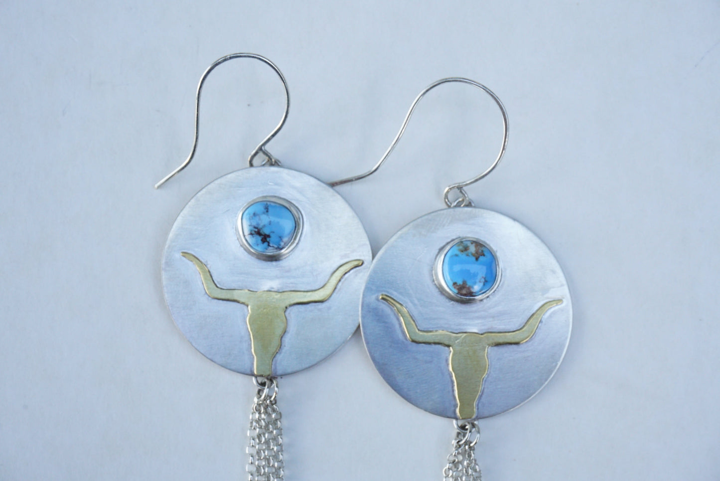 Longhorn Earrings (Golden Hill)