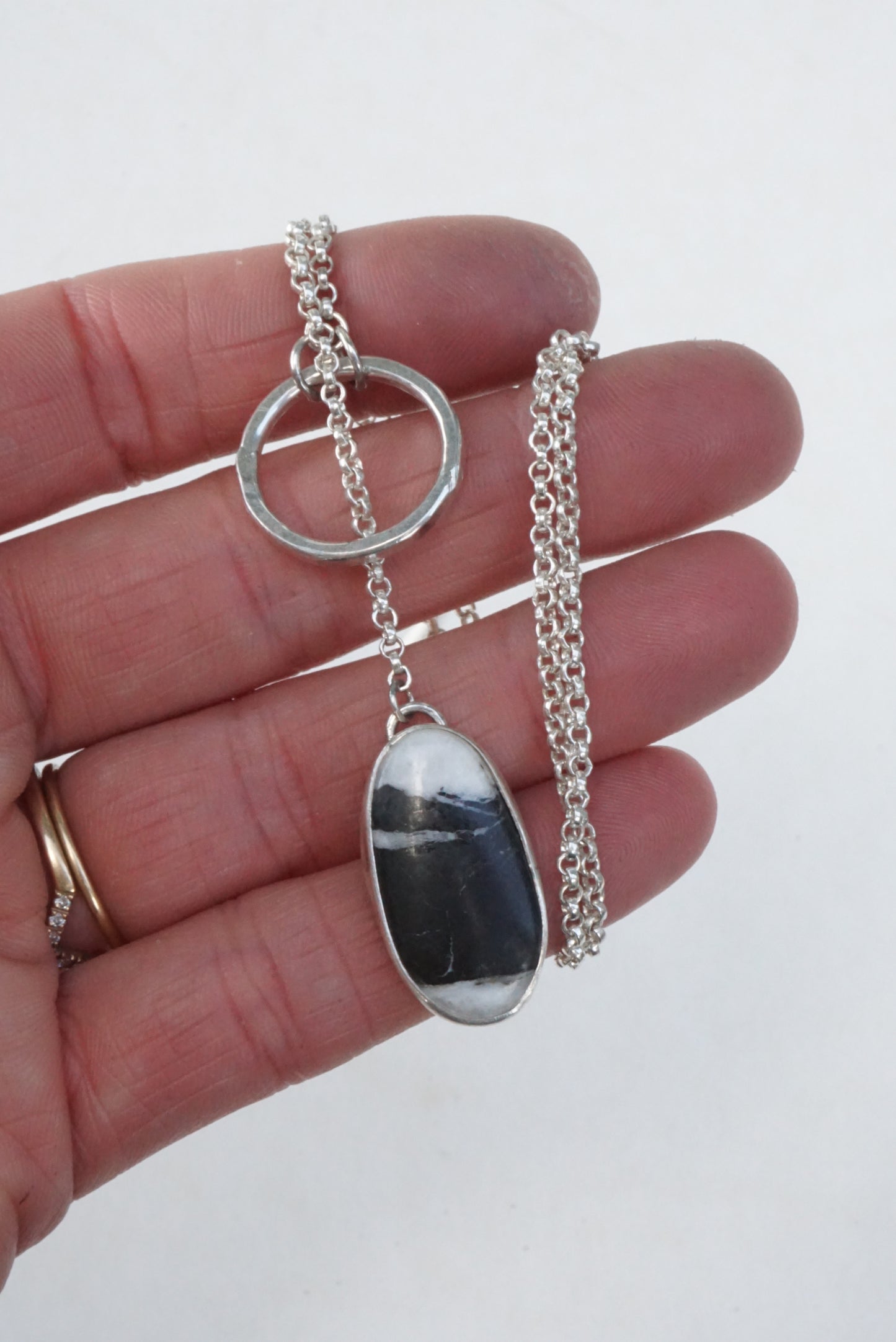 Lariat Necklace (White Buffalo)