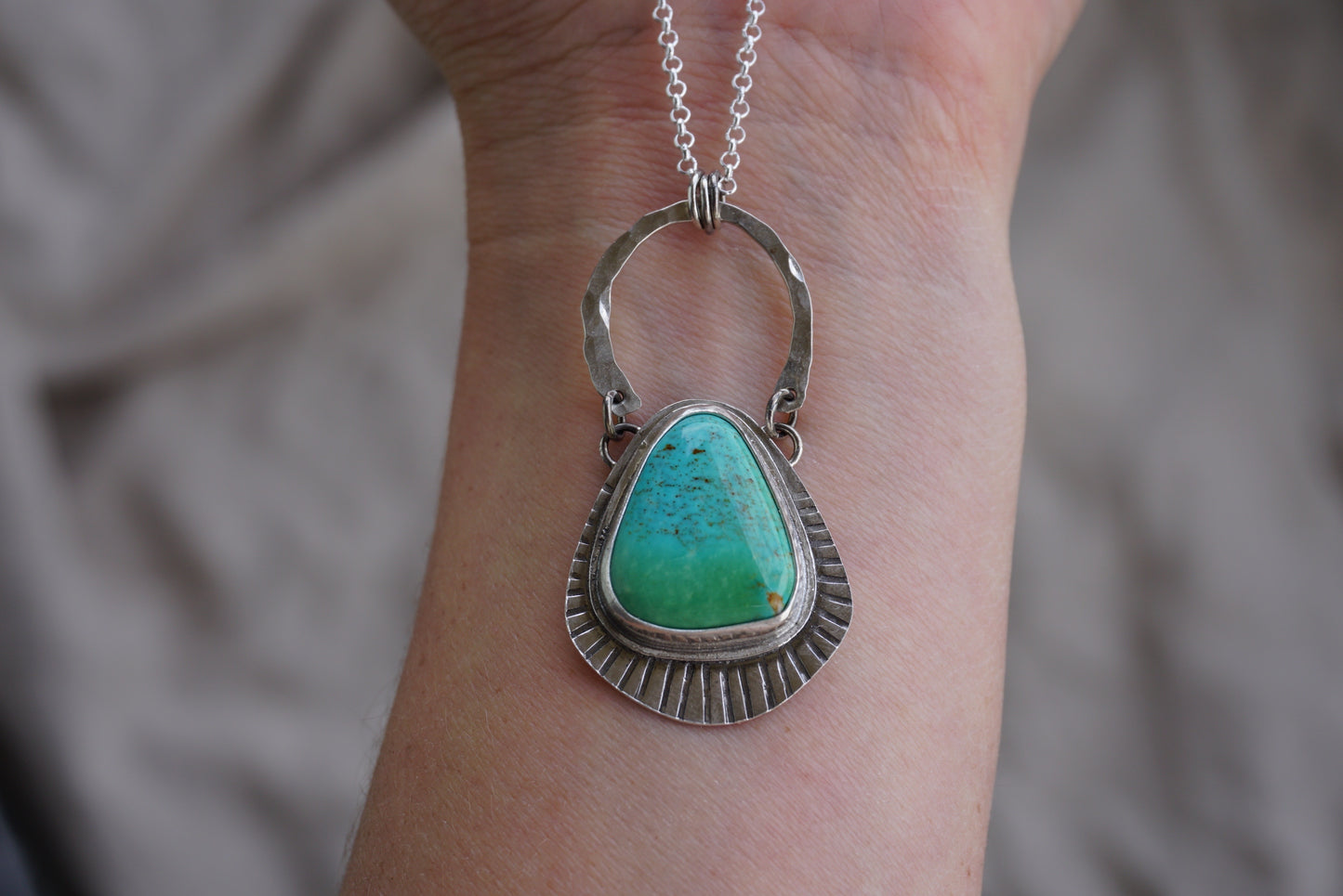 Riverbend Necklace (Stabilized Royston)