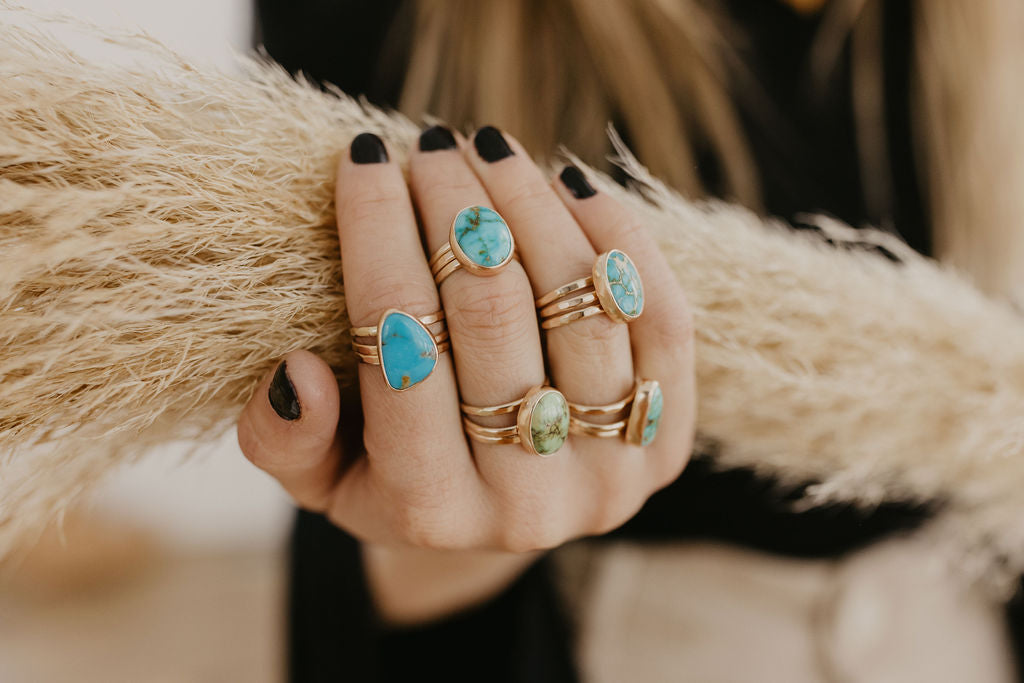 Gold Filled Stacker Ring (Size 8)