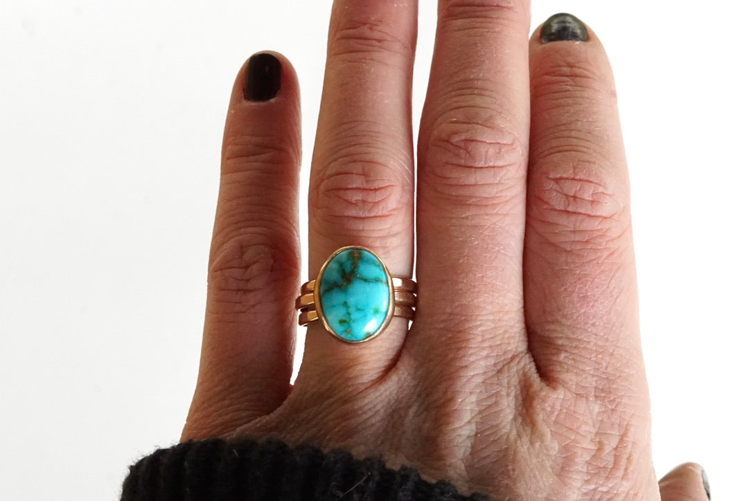 Gold Filled Stacker Ring (Size 6.5)