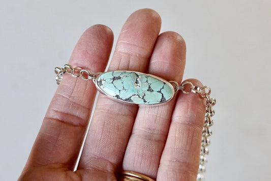 Turquoise Choker Necklace (Yungai)