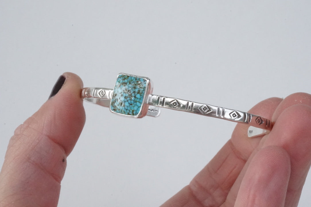Stamped Cuff Bracelet (Kingman)