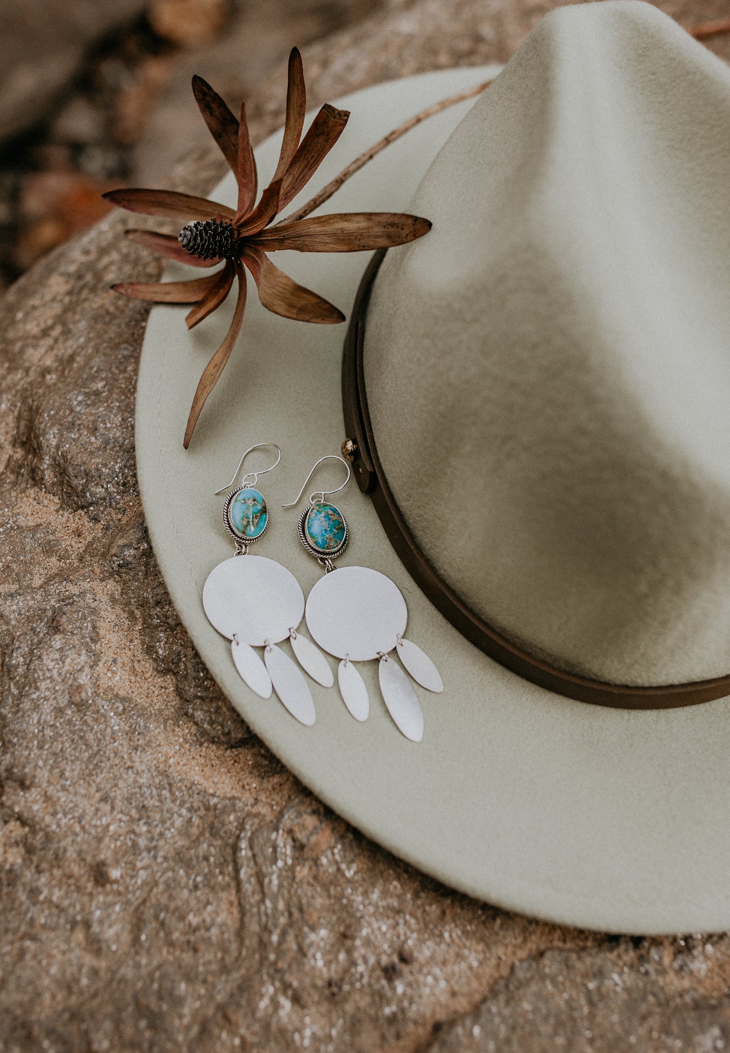 Dreamcatcher Earrings (Sonoran Gold)