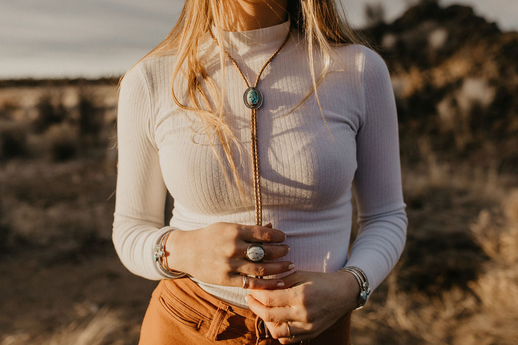 Sundial Bolo Tie (Kingman)