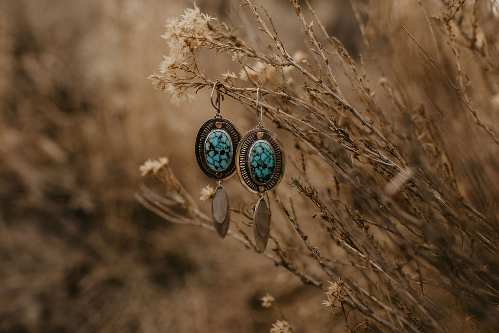 Large Sundial Earring (Kingman)